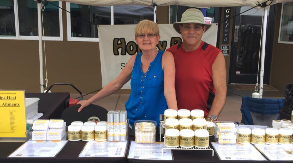 Gary and Helene Lawrence in Stuart Florida at our booth